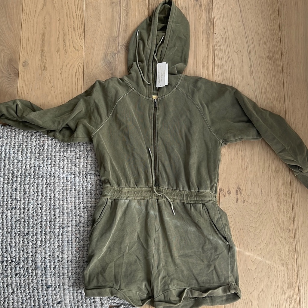 L*Space Olive Green Hooded Jumpsuit